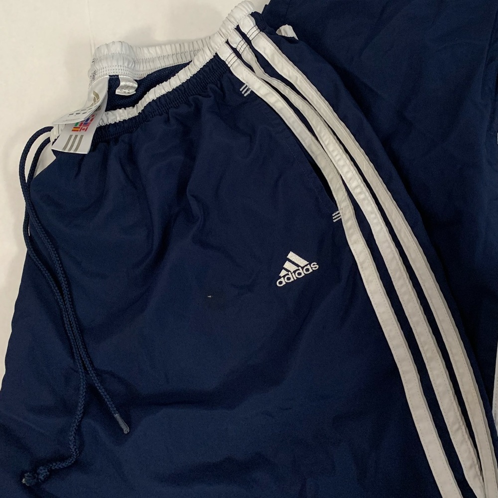 Adidas | Track Pants - Blue & White